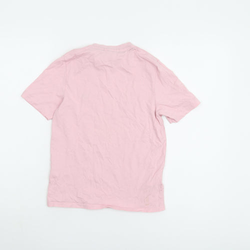 Fred Perry Boys Pink T-Shirt, Short Sleeve, Size S, Casual