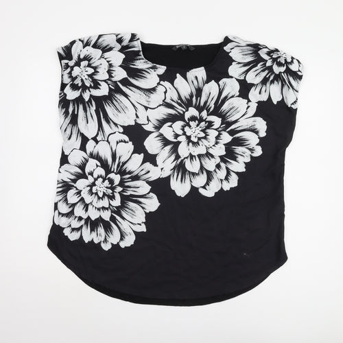Bonmarché Women's Black Floral Blouse, Size 22
