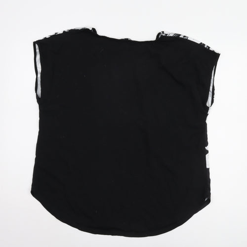 Bonmarché Women's Black Floral Blouse, Size 22
