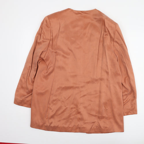Windsmoor Women's Orange Blazer Size 20 Three-Button