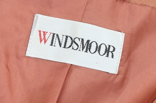 Windsmoor Women's Orange Blazer Size 20 Three-Button