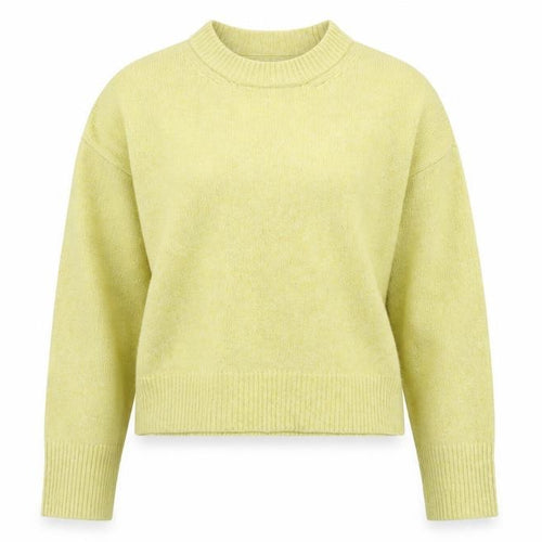 Abercrombie & Fitch Women's Yellow Mock Neck Pullover Jumper S