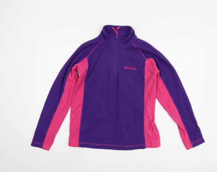 Mountain Warehouse Girls Purple Pink Fleece Sweatshirt 11-12