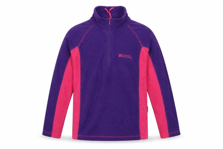 Mountain Warehouse Girls Purple Pink Fleece Sweatshirt 11-12