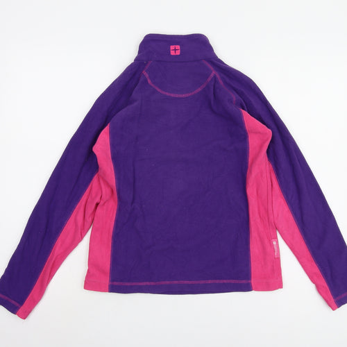 Mountain Warehouse Girls Purple Pink Fleece Sweatshirt 11-12