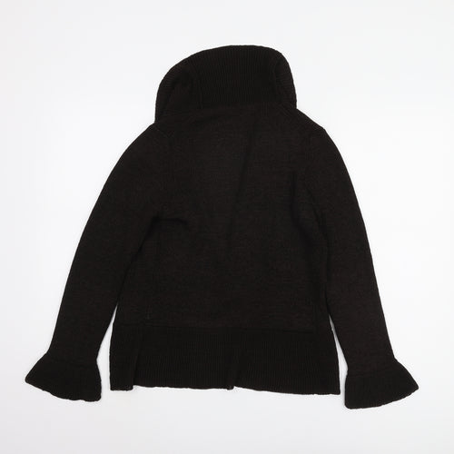 Viyella Women’s Black Open Front Cardigan M Knitwear