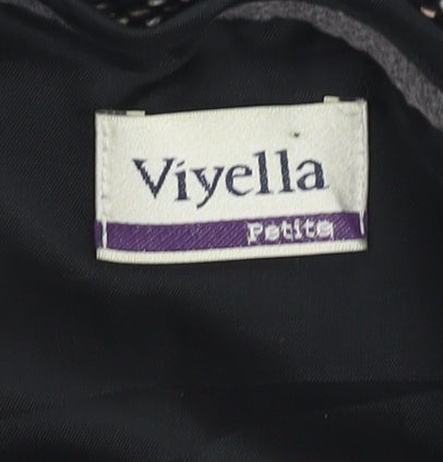 Viyella Women's Black Petite Skirt UK 10