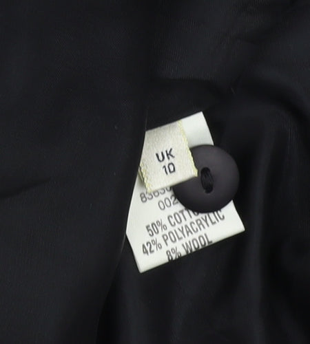 Viyella Women's Black Petite Skirt UK 10
