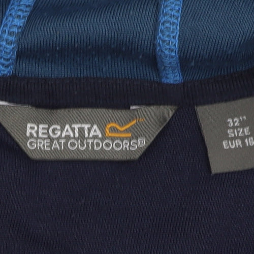 Regatta Boys Blue Hooded Jacket - Size 14