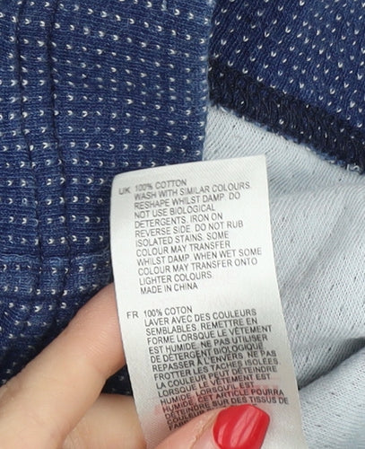 White Stuff Women's Blue Midi Pencil Skirt Size 12