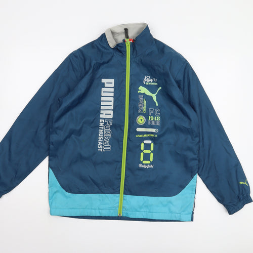 Puma Boys Blue Track Jacket, Size 12Y, Sports Activewear