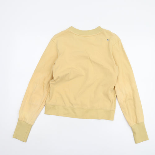 Puma Women's Beige Wrap Sweatshirt XS, Casual V-Neck