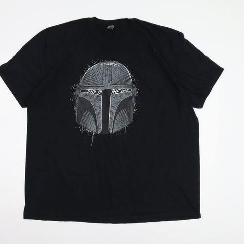 Gildan Men's 2XL Black Star Wars T-Shirt