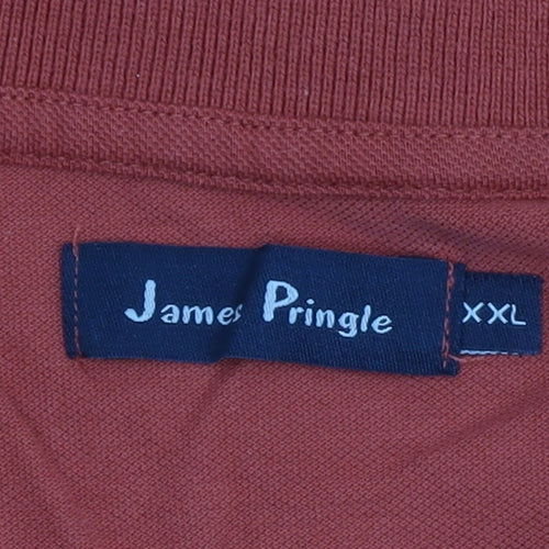 James Pringle Men's Red 2XL Polo Shirt