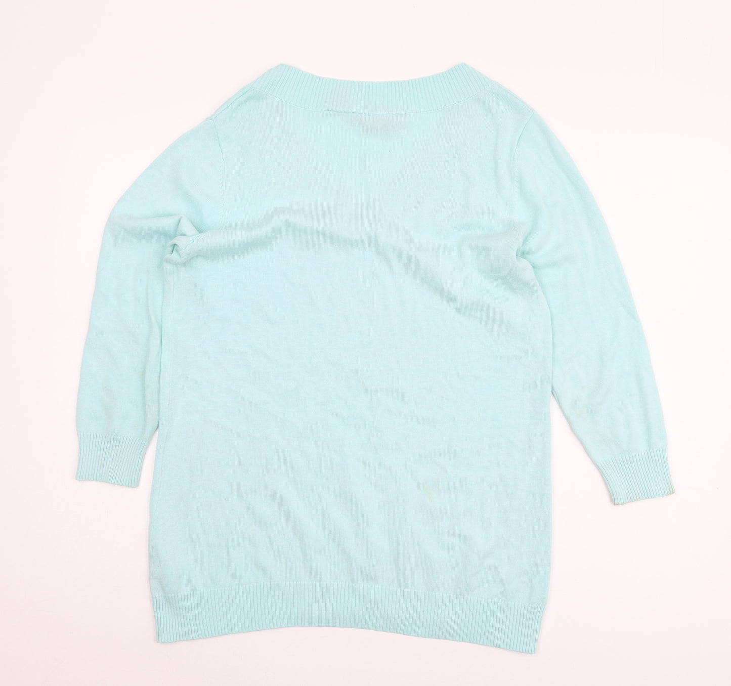 Ruth Langsford Women's Blue V-Neck Pullover Jumper S