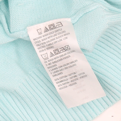 Ruth Langsford Women's Blue V-Neck Pullover Jumper S