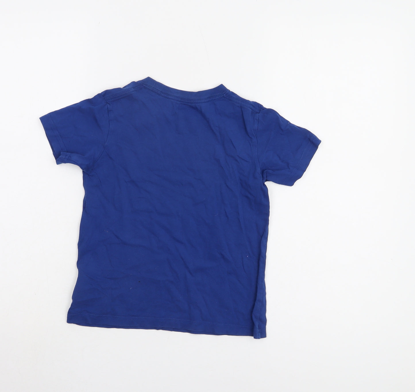Nike Boys Blue Graphic T-Shirt - Size 5-6 Years