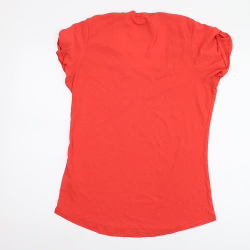 Nike Women's Red T-Shirt, M, Athletic Fit