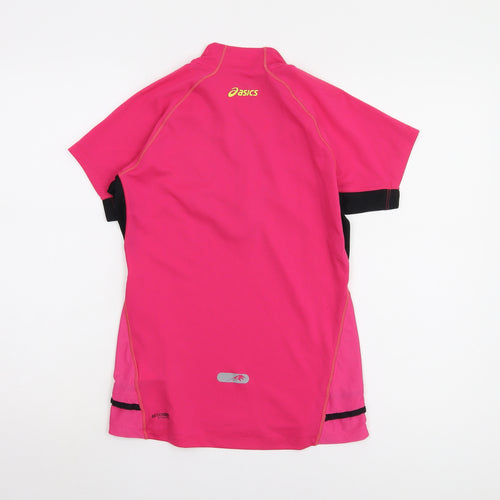 Asics Women’s Pink Short Sleeve Athletic Top, S