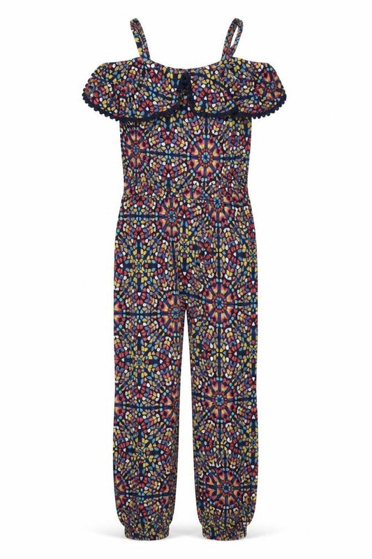 Mandaray Girls' Multicoloured Jumpsuit 11-12 Years