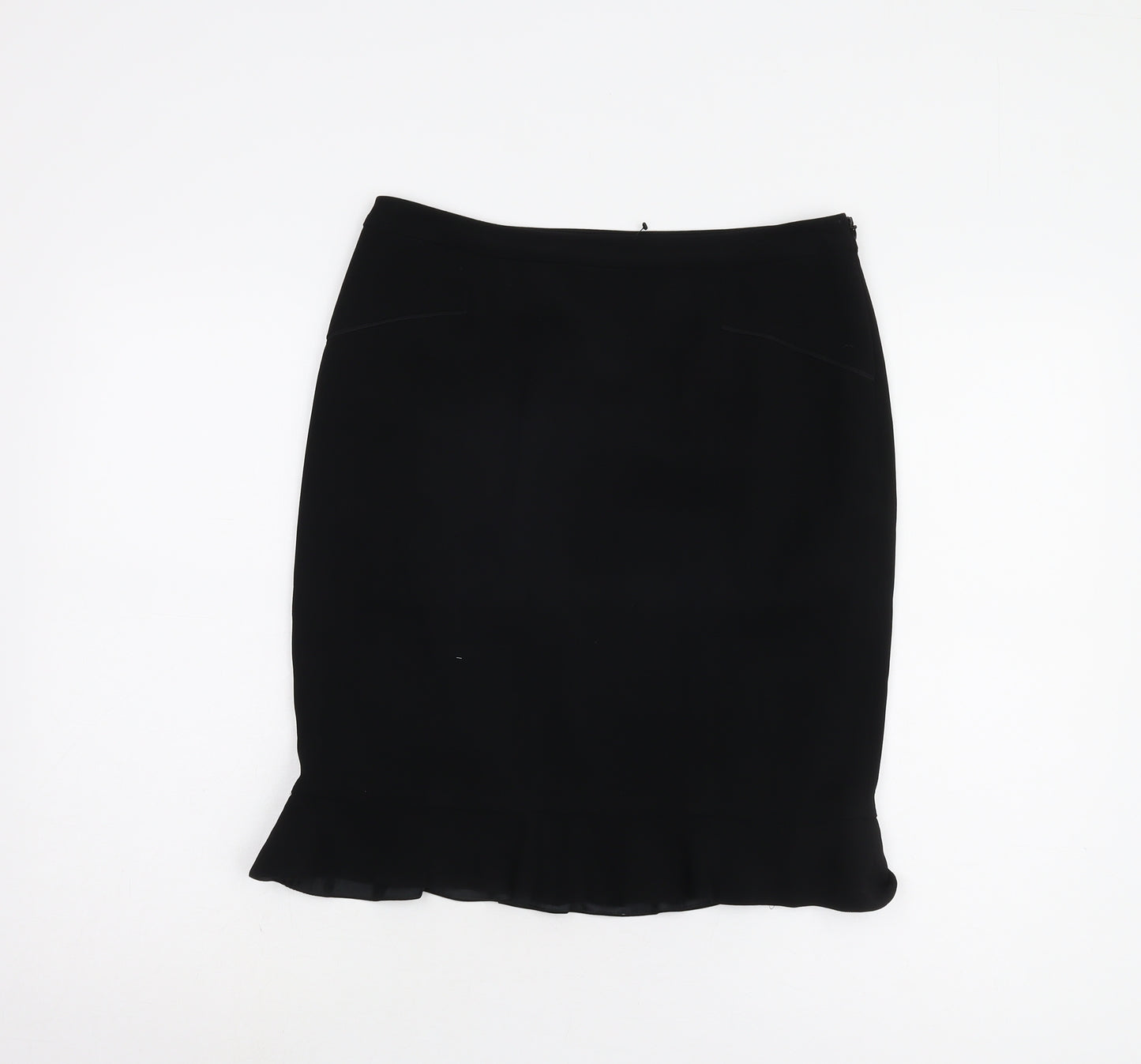 Jigsaw Women's Black Wool Pencil Skirt Size 10
