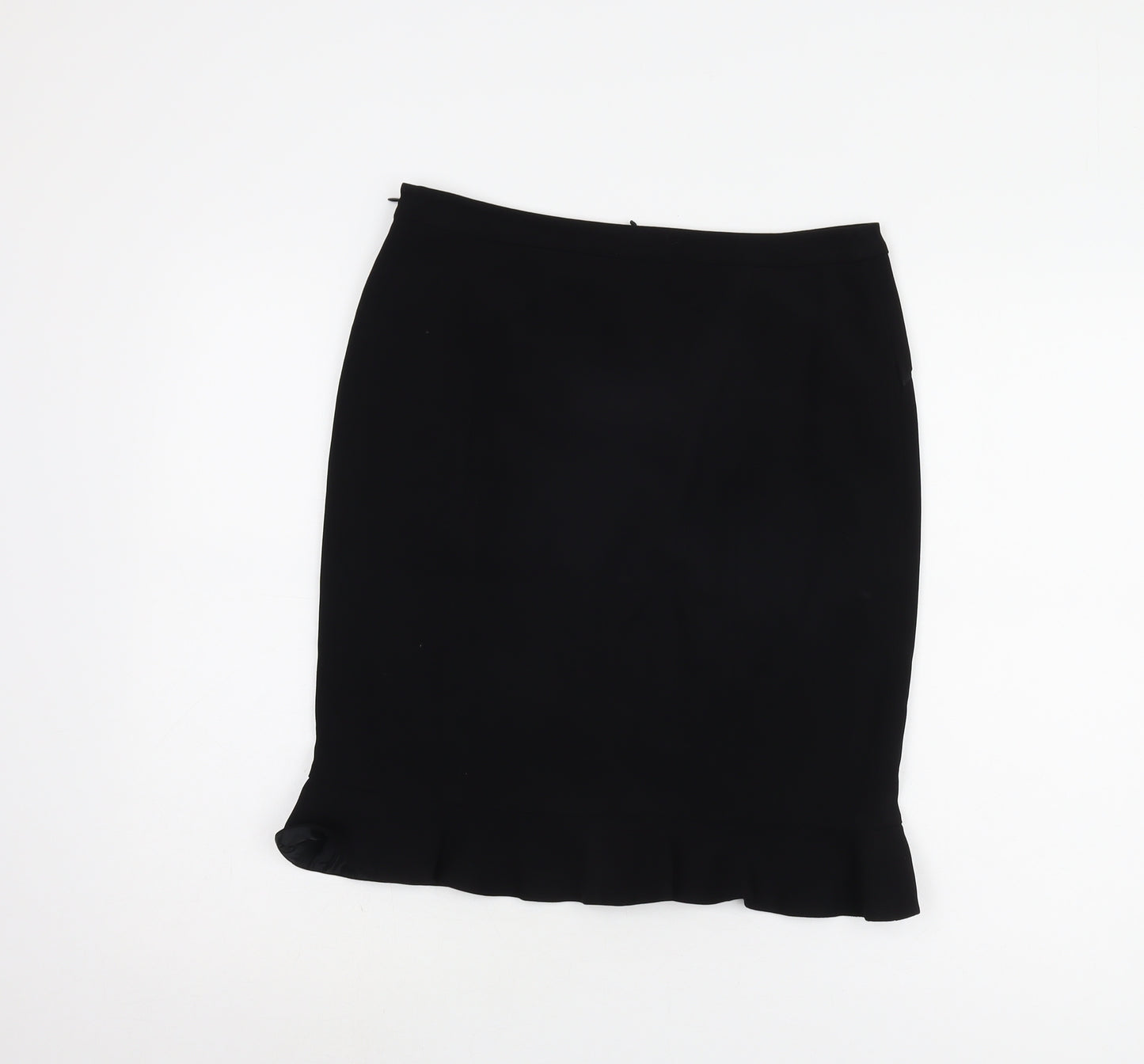 Jigsaw Women's Black Wool Pencil Skirt Size 10