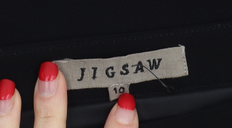 Jigsaw Women's Black Wool Pencil Skirt Size 10