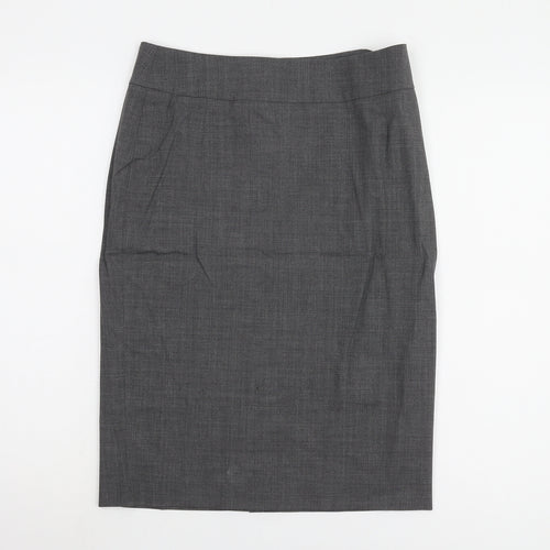 BOSS Hugo Boss Women's Grey Pencil Skirt Size 8
