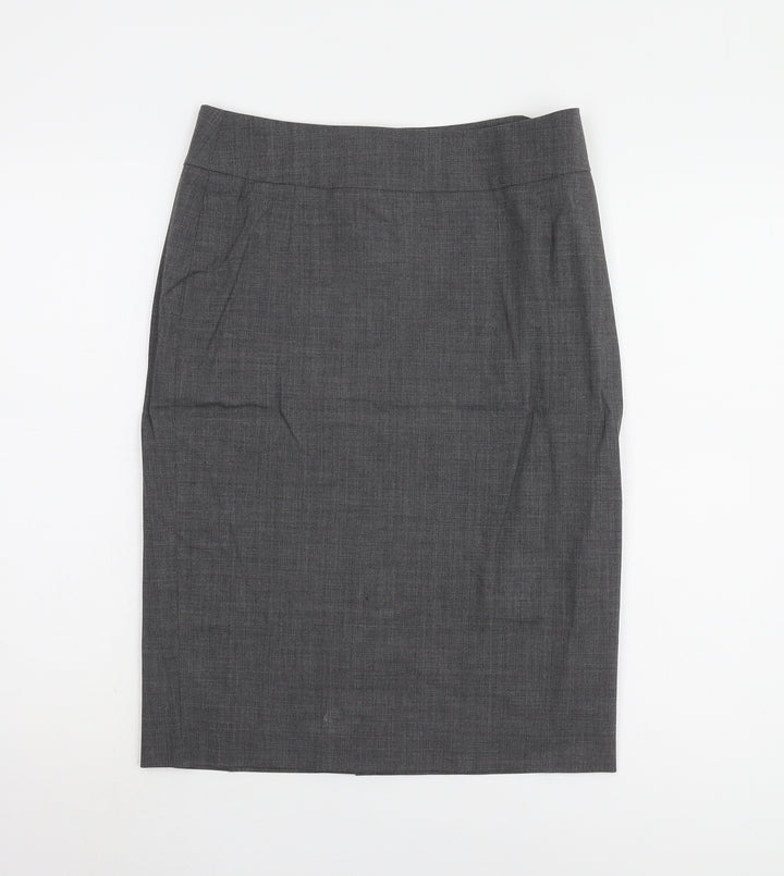 BOSS Hugo Boss Women's Grey Pencil Skirt Size 8