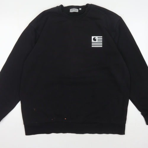 Carhartt Men's Black XL Pullover Sweatshirt