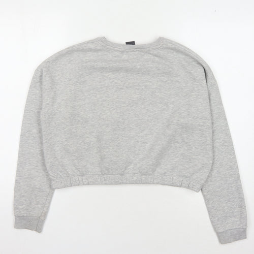Disney Primark Girls Grey Long Sleeve Merry Stichmas Sweatshirt