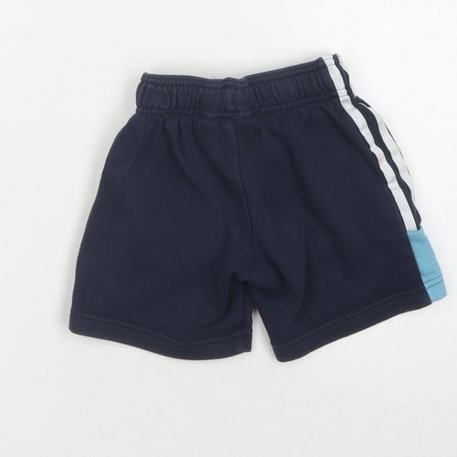 Adidas Boys Athletic Shorts 3-4 Years Blue