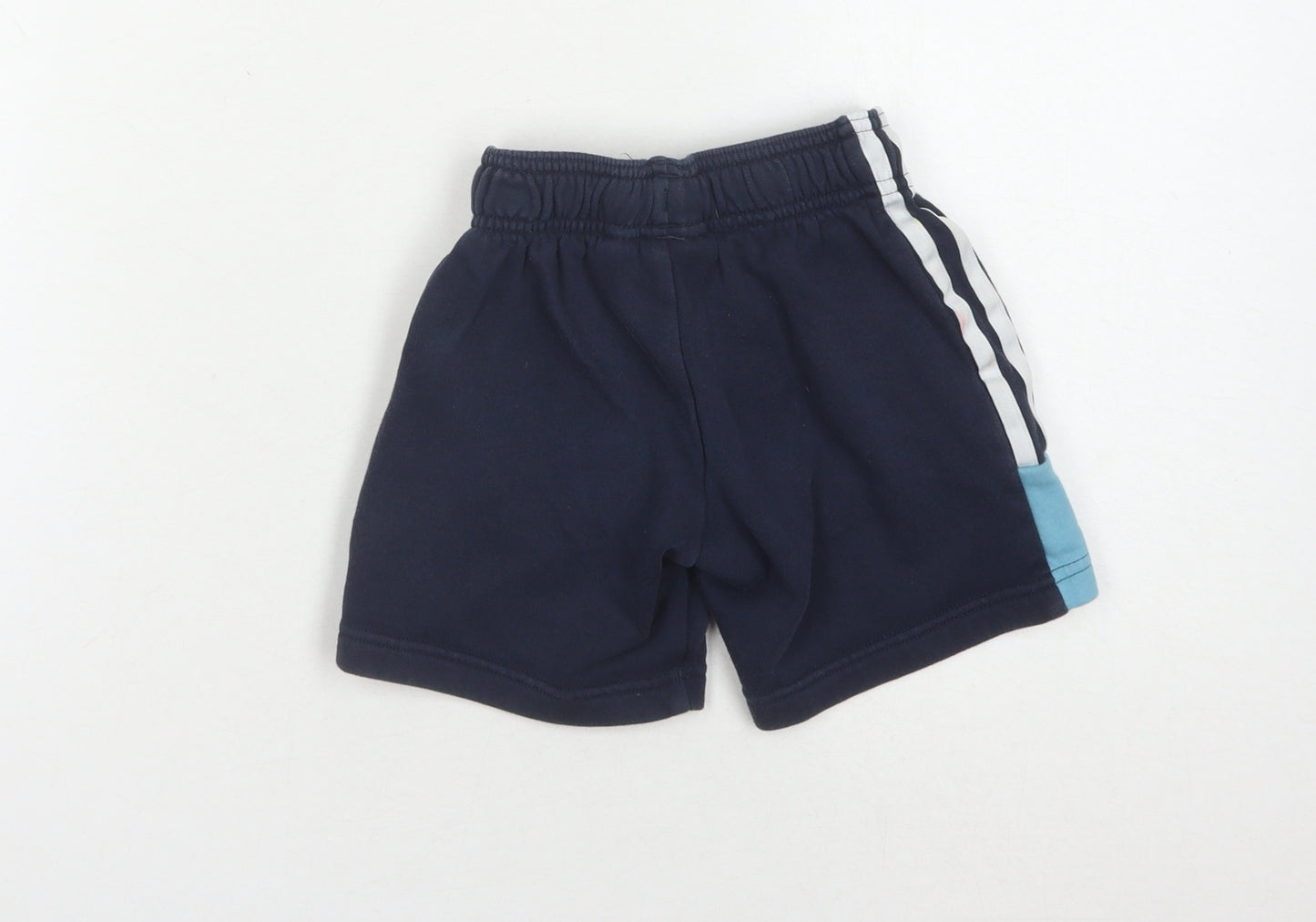 Adidas Boys Athletic Shorts 3-4 Years Blue