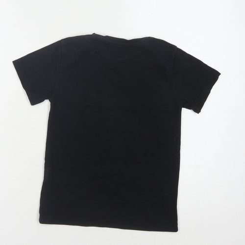 Disneyland Paris Girls Black Mickey T-Shirt, Size 8Y, Graphic Design
