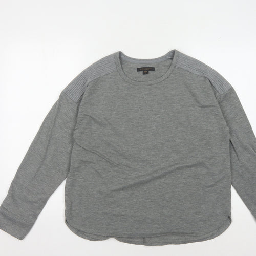 Donna Karan Women's Grey Sweatshirt, L, Crew Neck