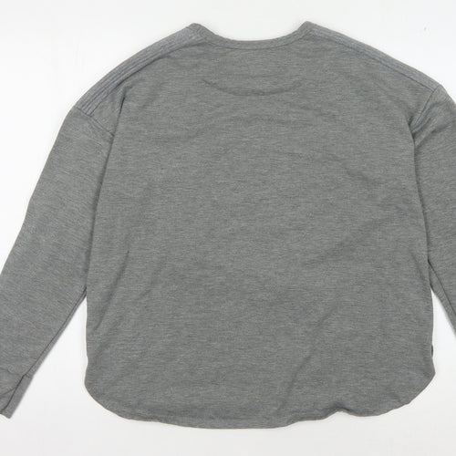 Donna Karan Women's Grey Sweatshirt, L, Crew Neck