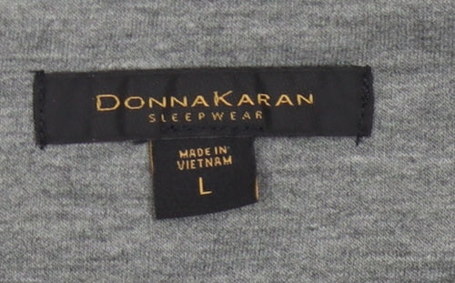 Donna Karan Women's Grey Sweatshirt, L, Crew Neck
