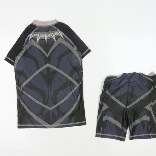Character.com Boys Black Panther Swim Set 7-8 Years