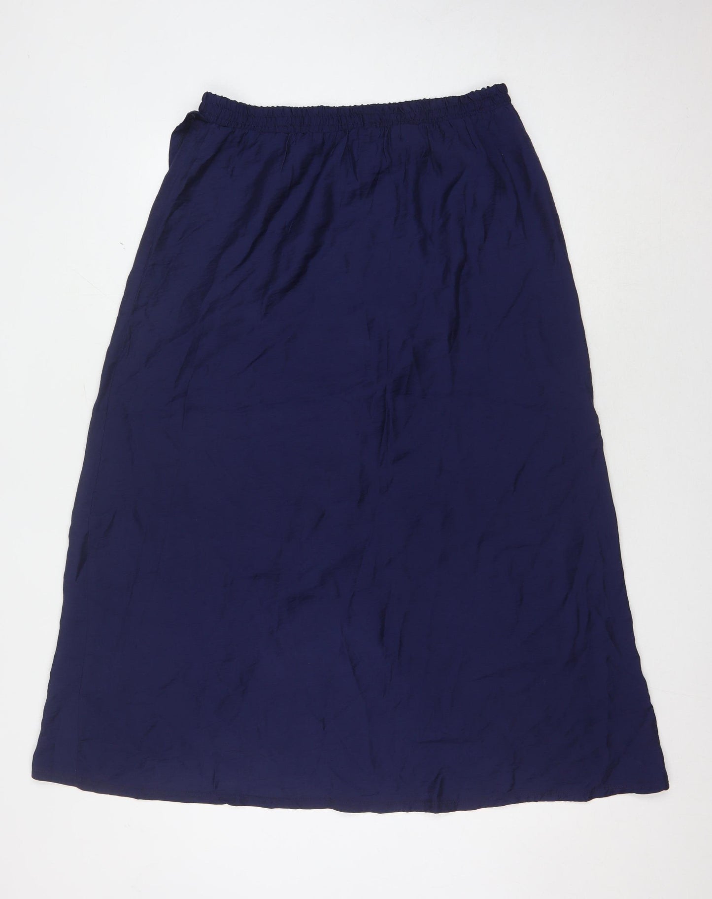 Esmara Women’s Blue Midi Skirt, Size 16, Viscose Blend
