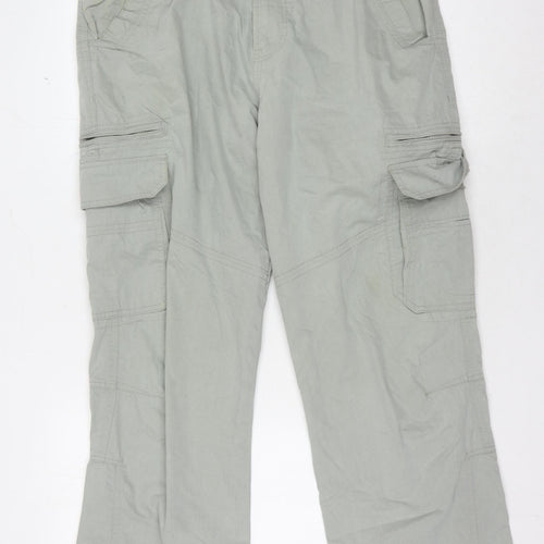 NEXT Men's Grey Cargo Trousers 36R Comfortable Casual