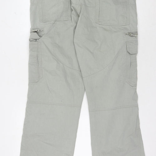 NEXT Men's Grey Cargo Trousers 36R Comfortable Casual