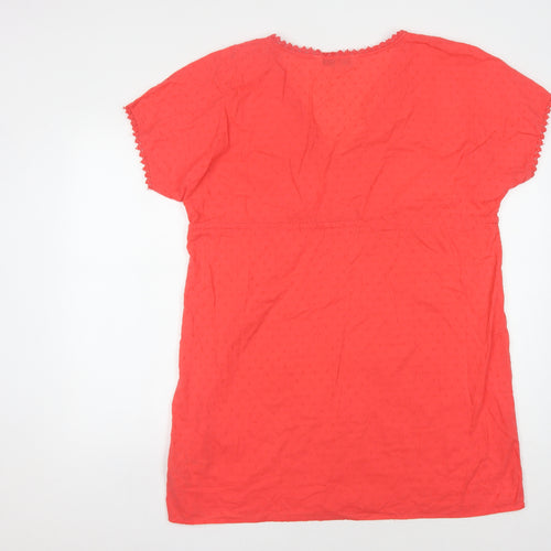 Debenhams Women's Red V-Neck Top Size 18 Casual