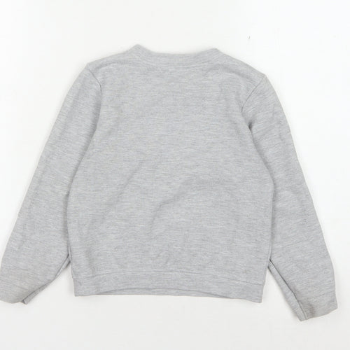 The North Face Boys Grey/Black Pullover Sweatshirt 5-6 Years