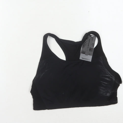 SPORT FX Women's Black Sports Bra Size 16