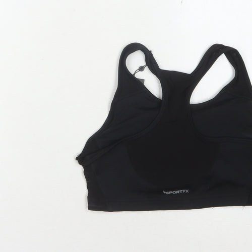 SPORT FX Women's Black Sports Bra Size 16