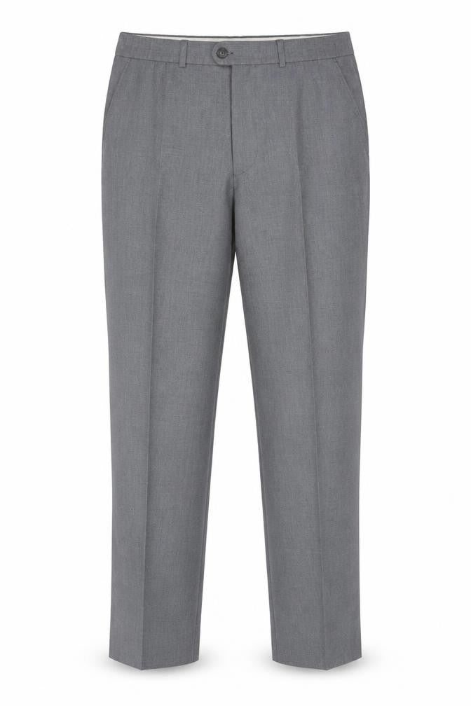 Front view of Marks & Spencer Men's Grey Dress Pants 38 Regular