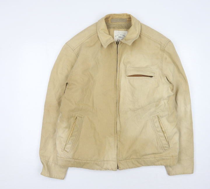 Marks & Spencer Men's Beige Jacket L Full Zip Casual