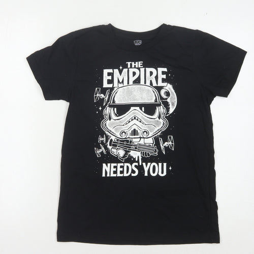 Funko Boys Black Star Wars Graphic T-Shirt L