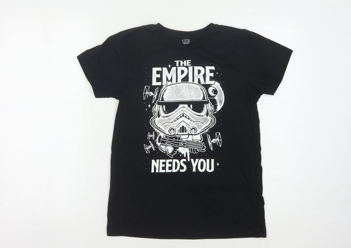 Funko Boys Black Star Wars Graphic T-Shirt L