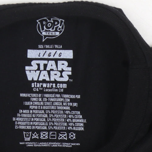 Funko Boys Black Star Wars Graphic T-Shirt L